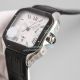 Swiss Replica Cartier Santos De Cartier Chronograph XL Watch White Dial Black Leather (5)_th.jpg